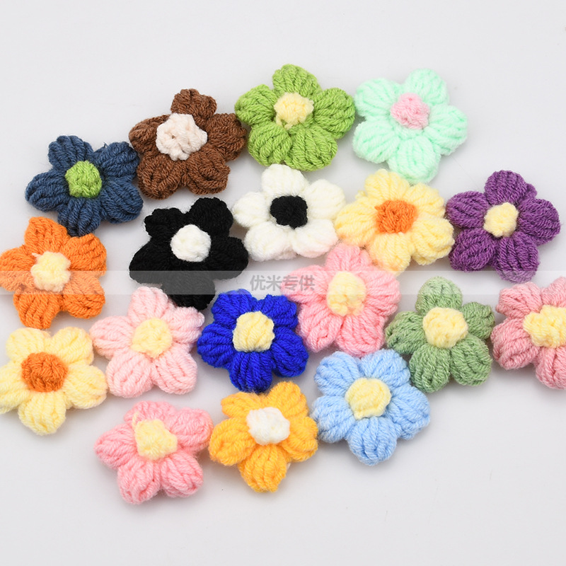 Handmade Crochet Five Petal Fl - Craft Embellishment review and price