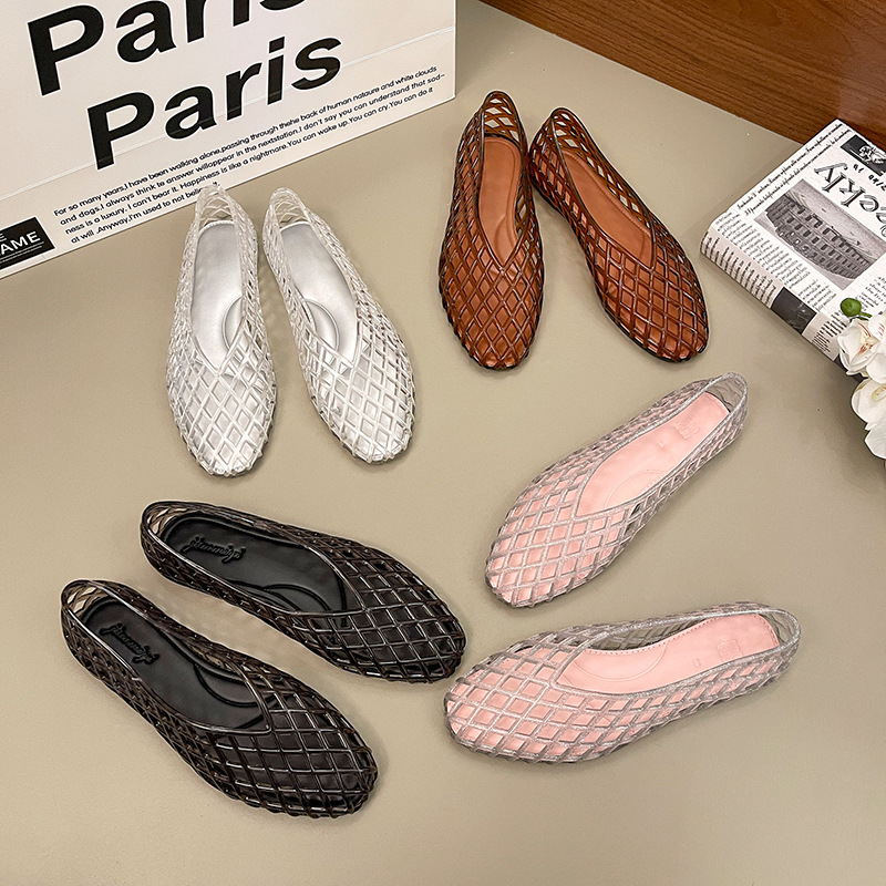 omens Summer Flat Jelly Sandal - Crystal Mesh Fabric review and price