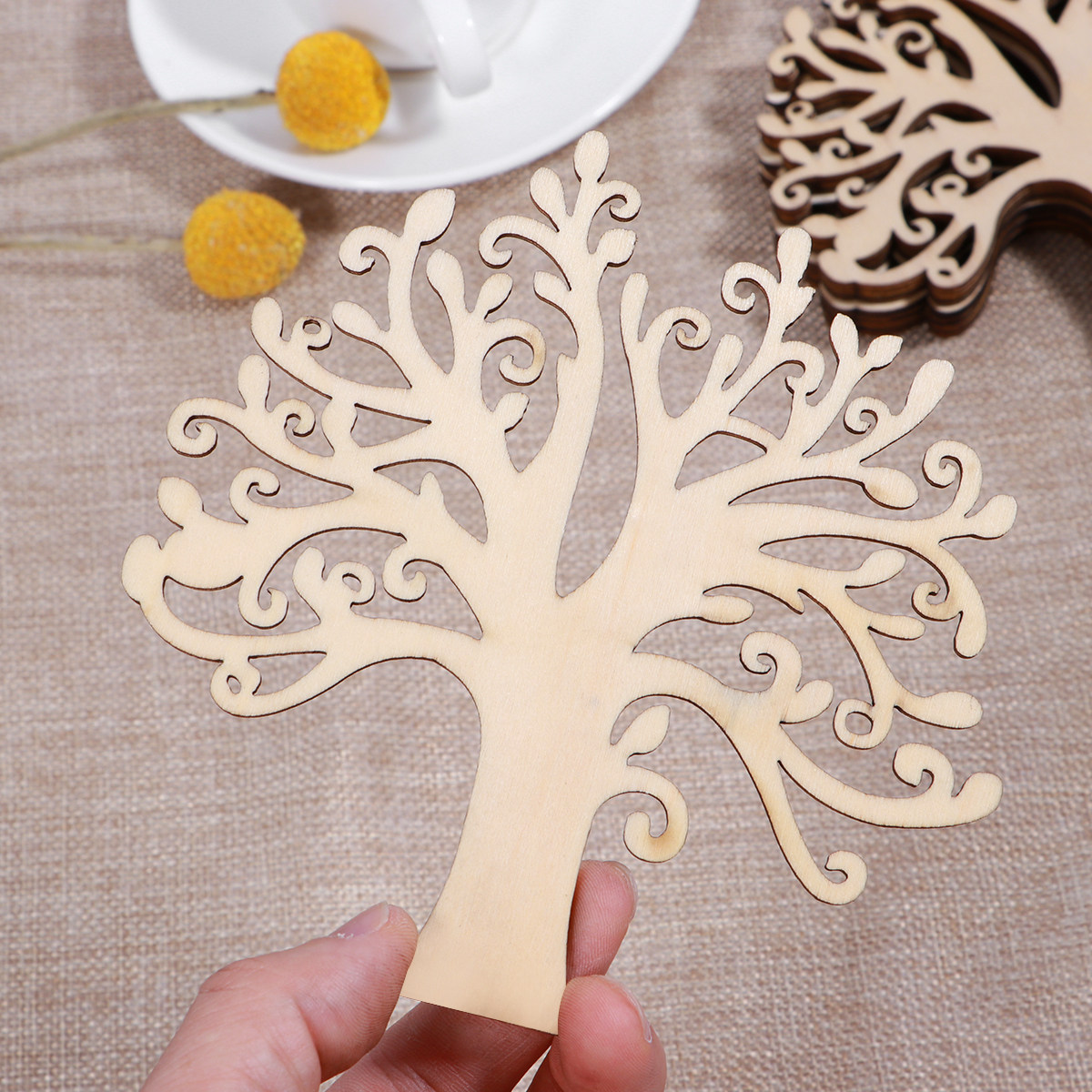 10Pcs Raw Wood Tree Craft Slic - Christmas Craft Embellishment review and price