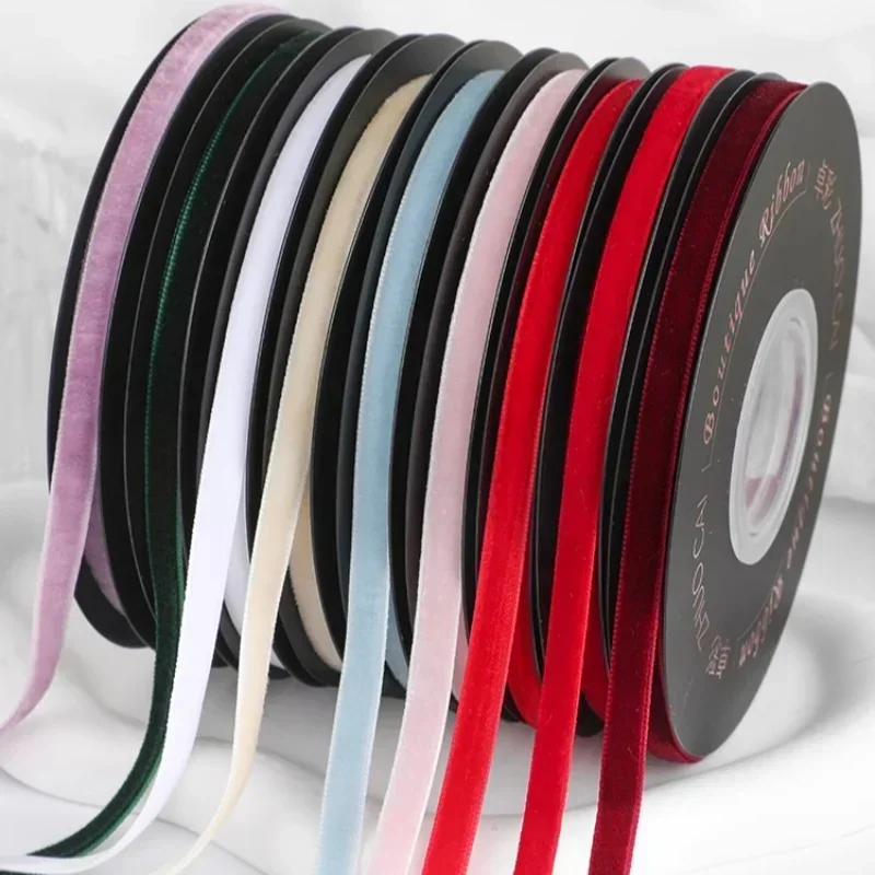 5yards/roll Wide 6mm Velvet Ri - Velvet Ribbon Roll review and price