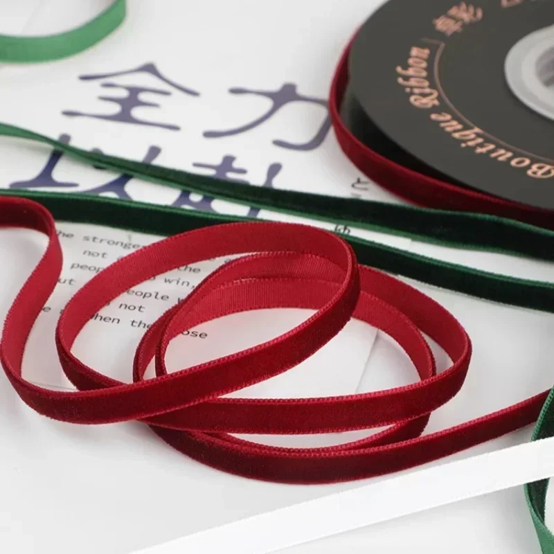 5yards/roll Wide 6mm Velvet Ri - Velvet Ribbon Roll review and price