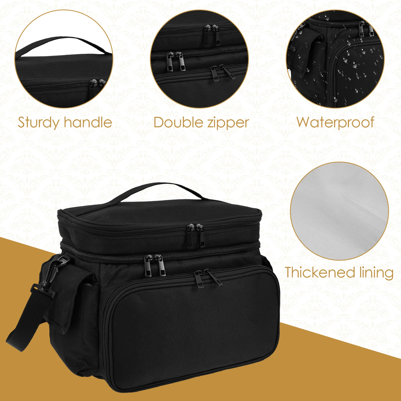 Large Sewing Bag Wool Knitting - Craft Embellishment Storage review and price