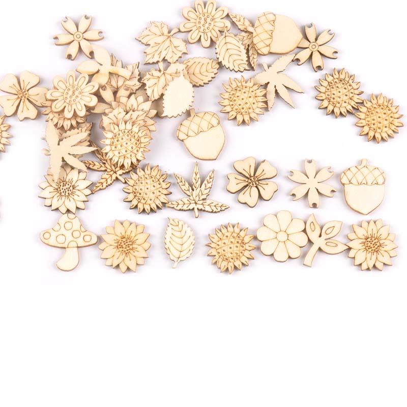 30Pcs 25-30mm Wood DIY Accesso - Craft Embellishment review and price
