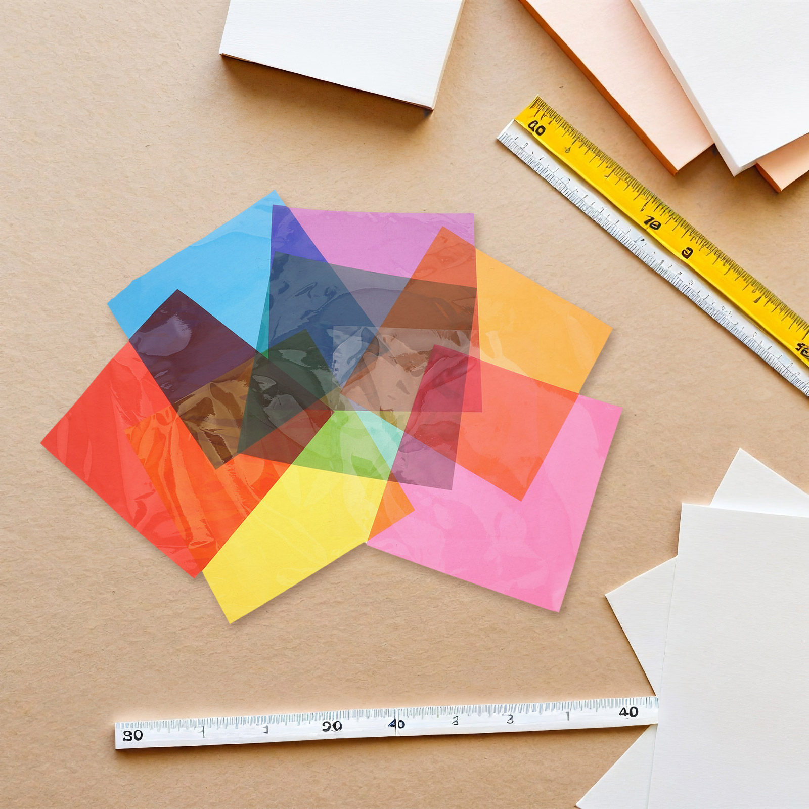 90Pcs Colored Cellophane Paper - Craft Embellishment review and price