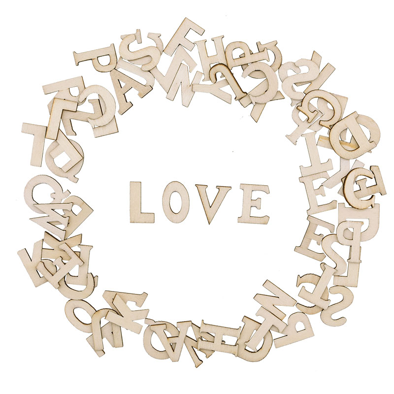 100pcs Letters Wooden Alphabet - Craft Embellishment review and price