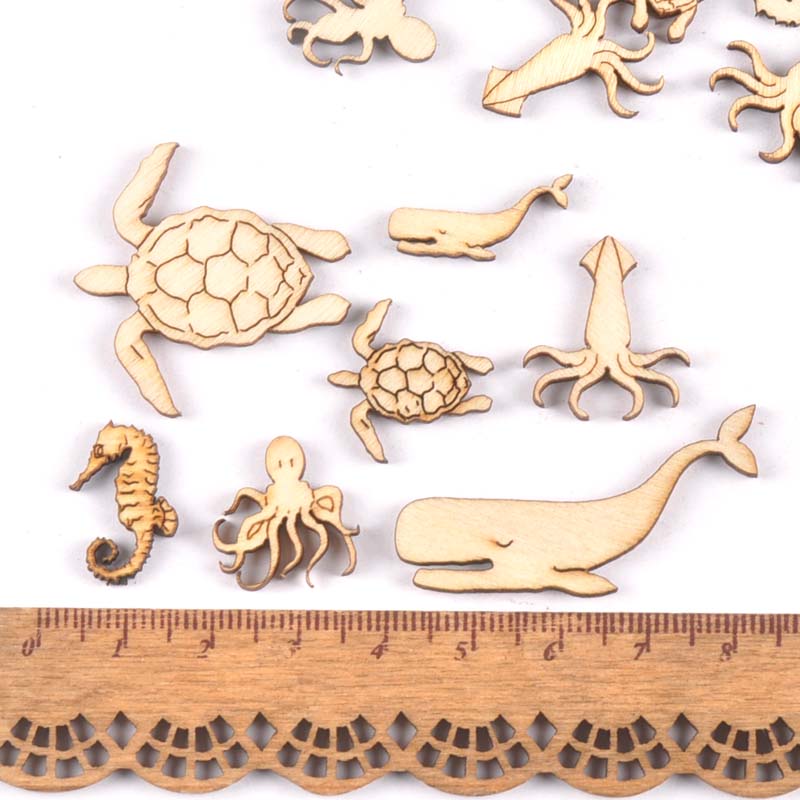 20Pcs 25-40mm Sea Turtle/horse - Craft Embellishment review and price