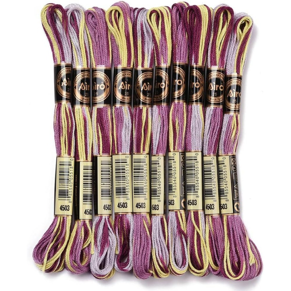 6 Strands Purple Variegated Em - Embroidery Embellishments review and price