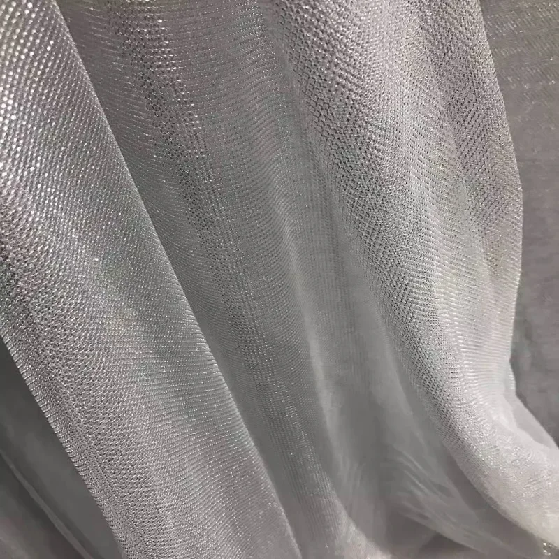 Mesh Elastic Fabric Shiny Ligh - Crystal Mesh Fabric review and price