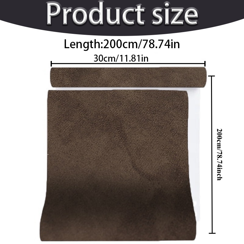 30x200cm Self Adhesive Suede F - Velvet Ribbon Roll review and price