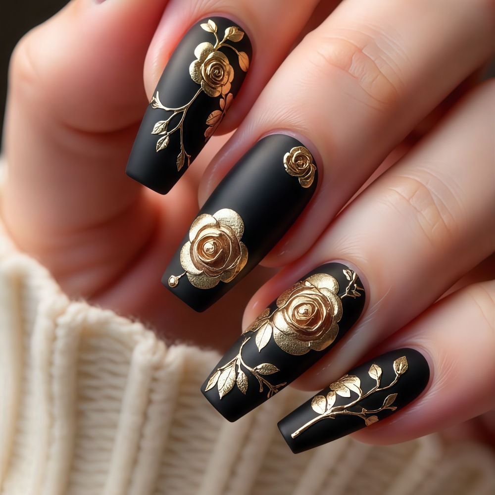 3D fake nails for women girls  - Embroidery Embellishments review and price