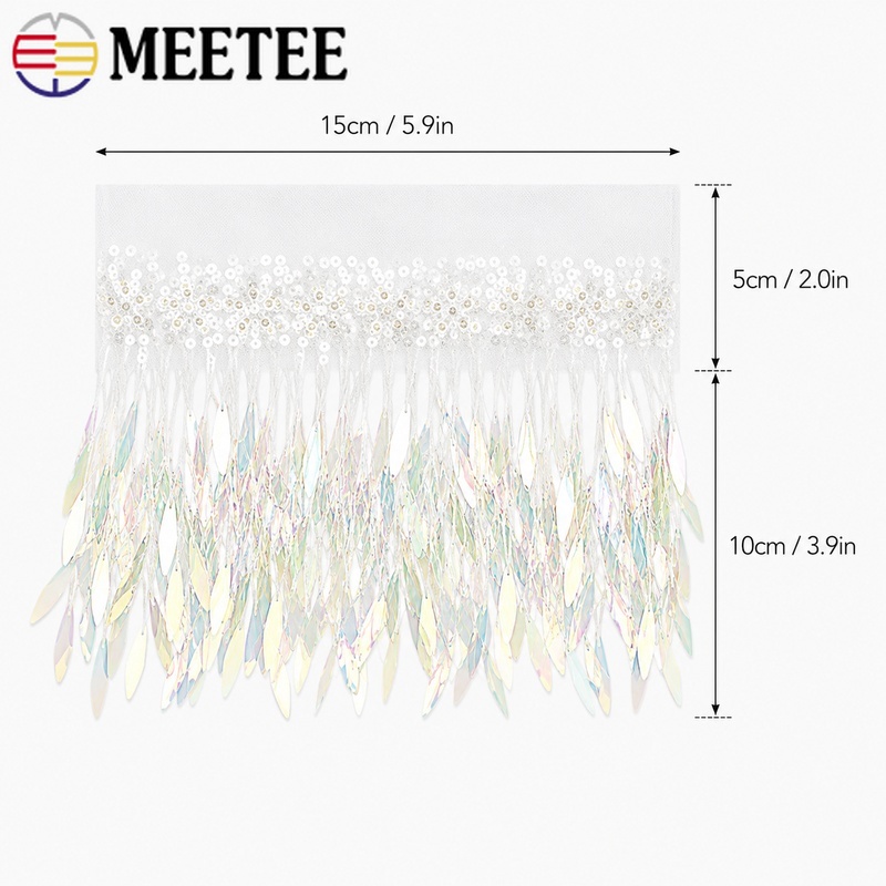 3/5/10Yards 15cm Mesh Tassels  - Fringe Ribbon Sewing review and price