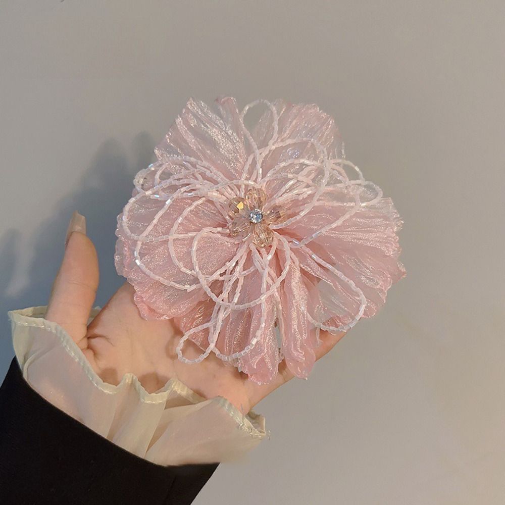 Organza Fabric Flower Patch Cr - Crystal Mesh Fabric review and price