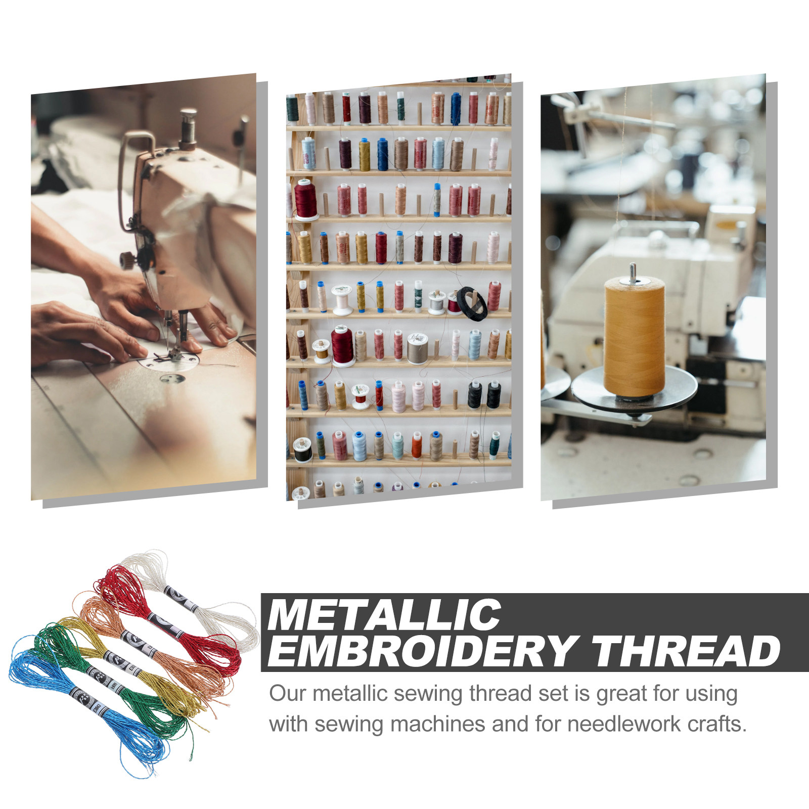 6Pcs Luxurious Metallic Embroi - Embroidery Craft review and price