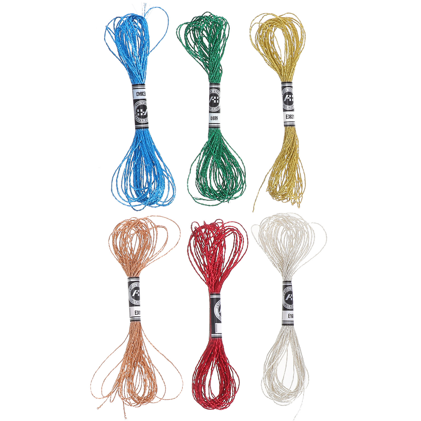 6Pcs Luxurious Metallic Embroi - Embroidery Craft review and price