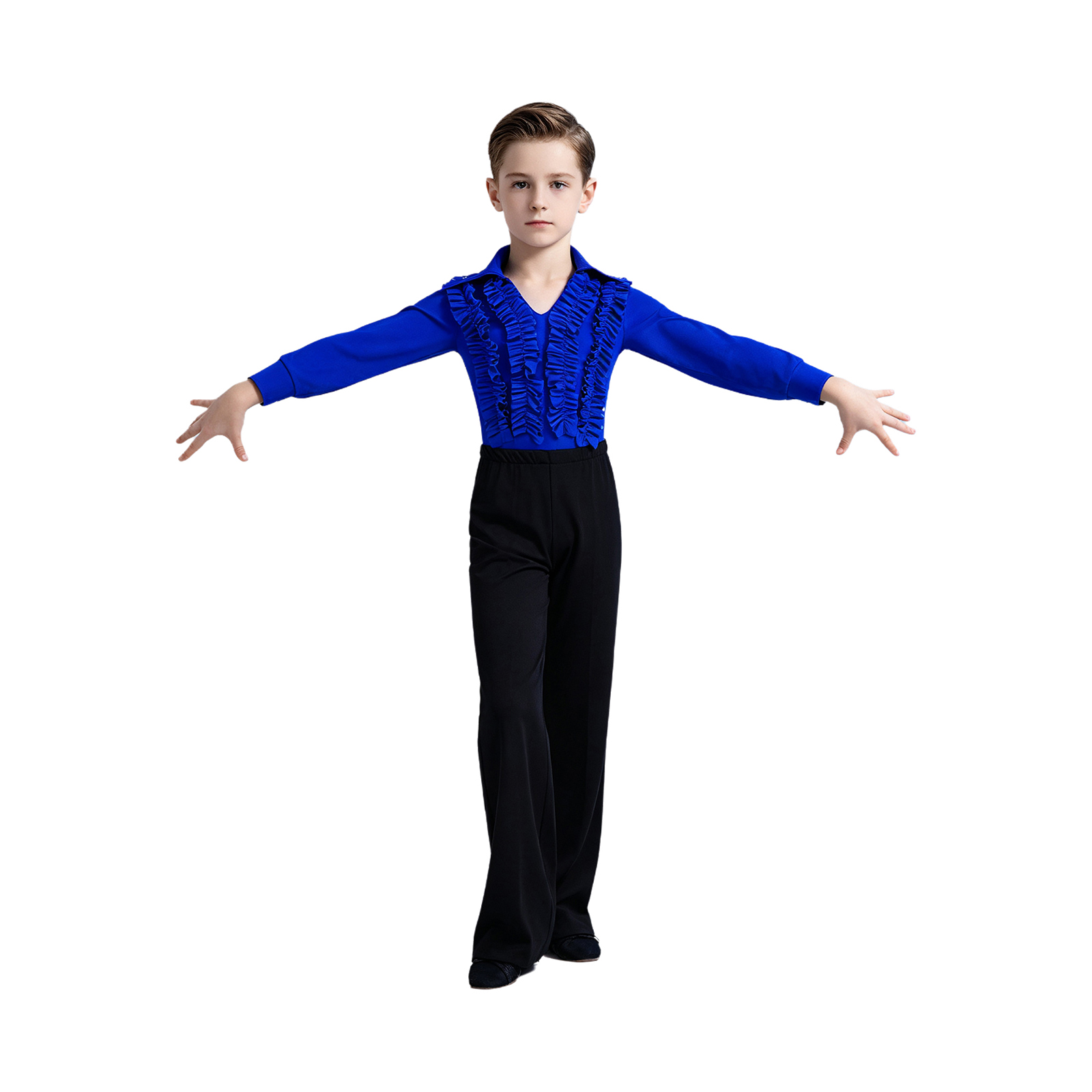 New Boy Latin Dance Costume Se - Rhinestone Banding Trim review and price