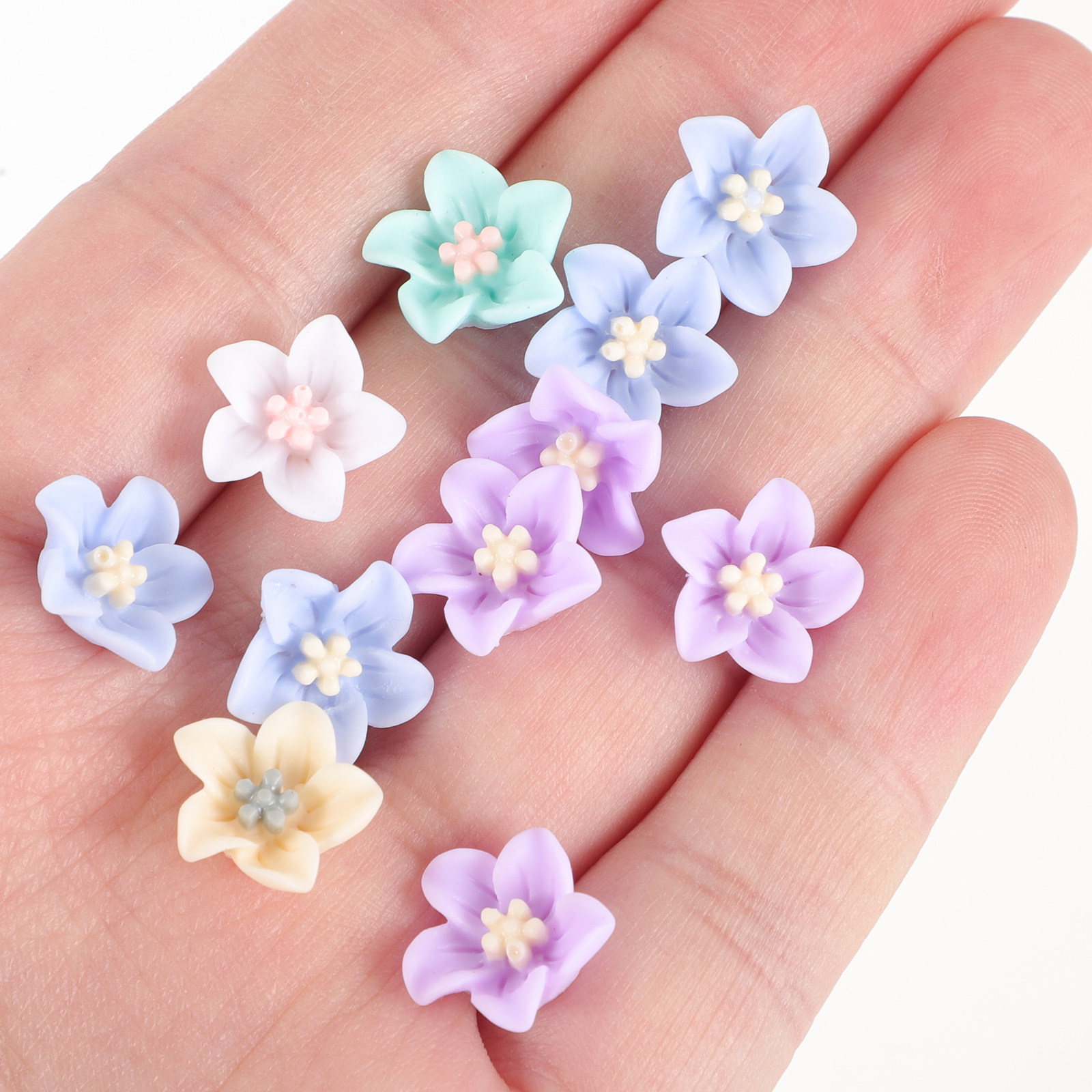 200Pcs Unique Resin Flower Emb - Craft Embellishment review and price