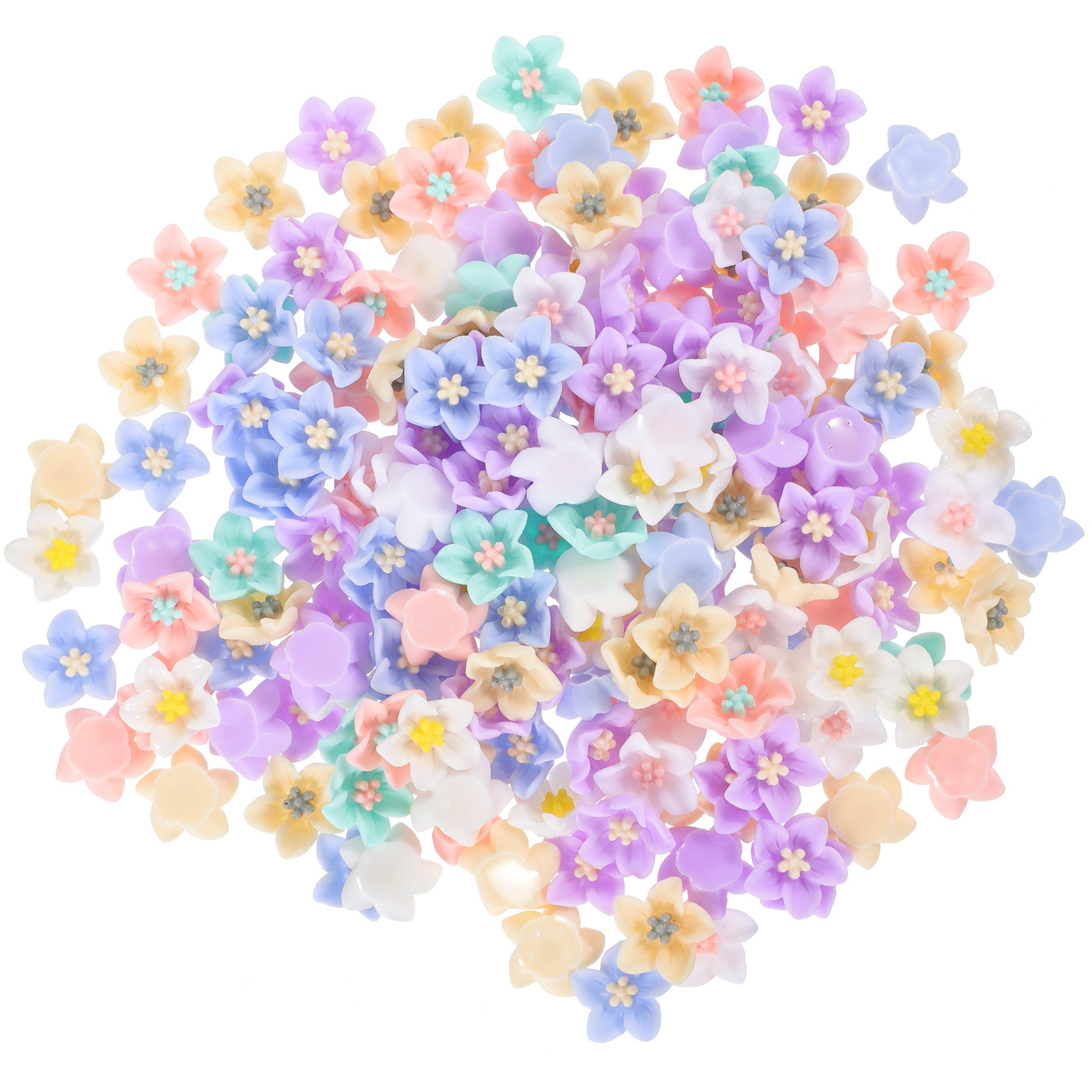 200Pcs Unique Resin Flower Emb - Craft Embellishment review and price