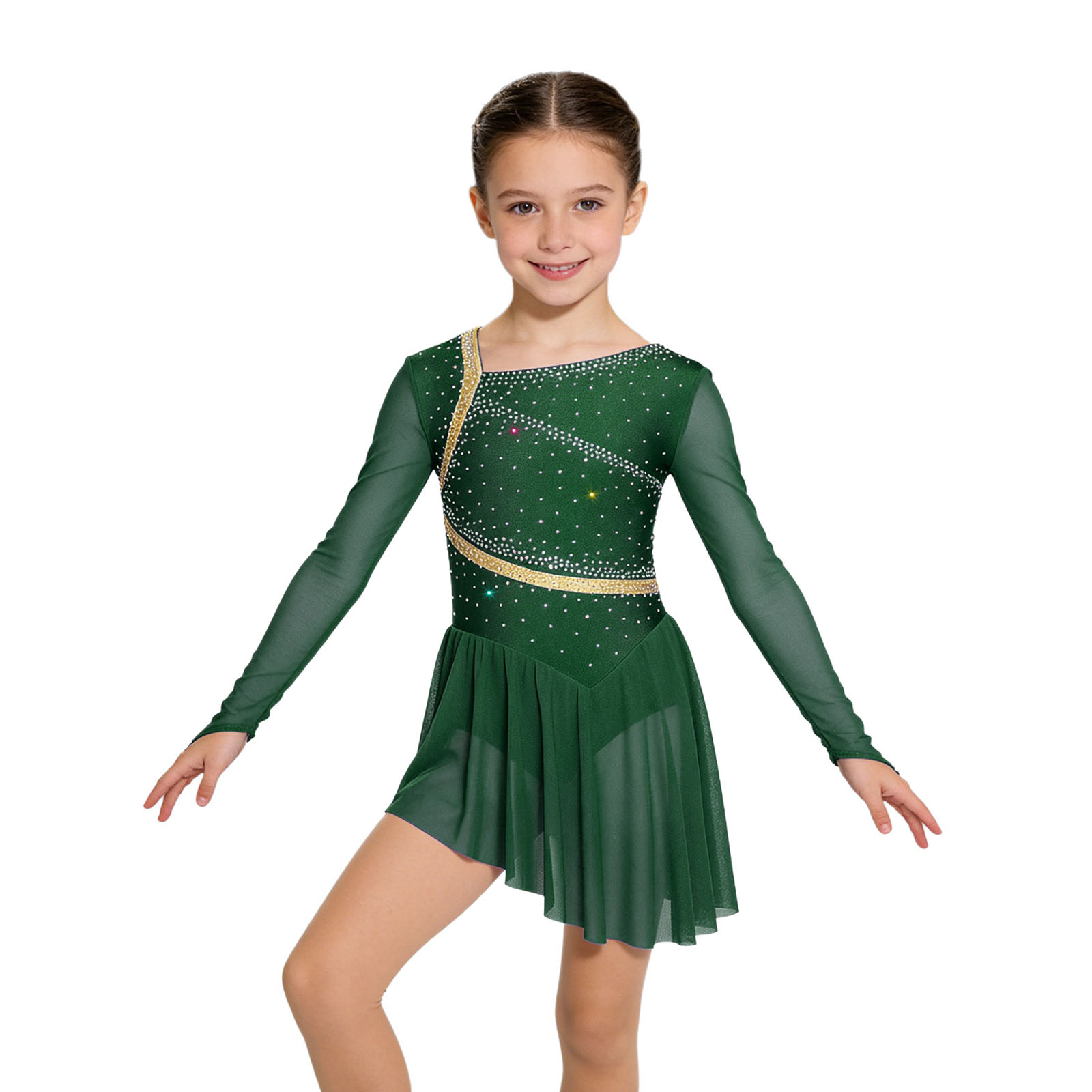 Kids Girls Figure Skating Lyri - Rhinestone Banding Trim review and price