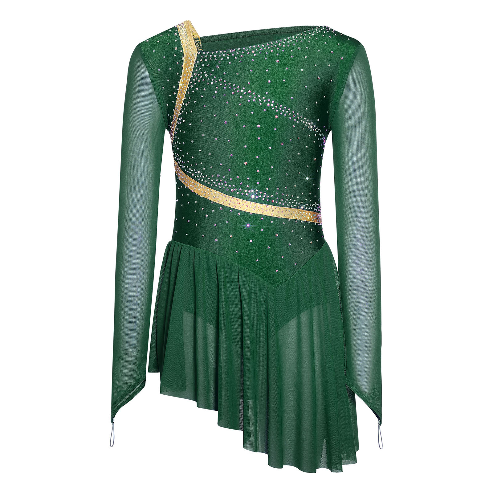 Kids Girls Figure Skating Lyri - Rhinestone Banding Trim review and price