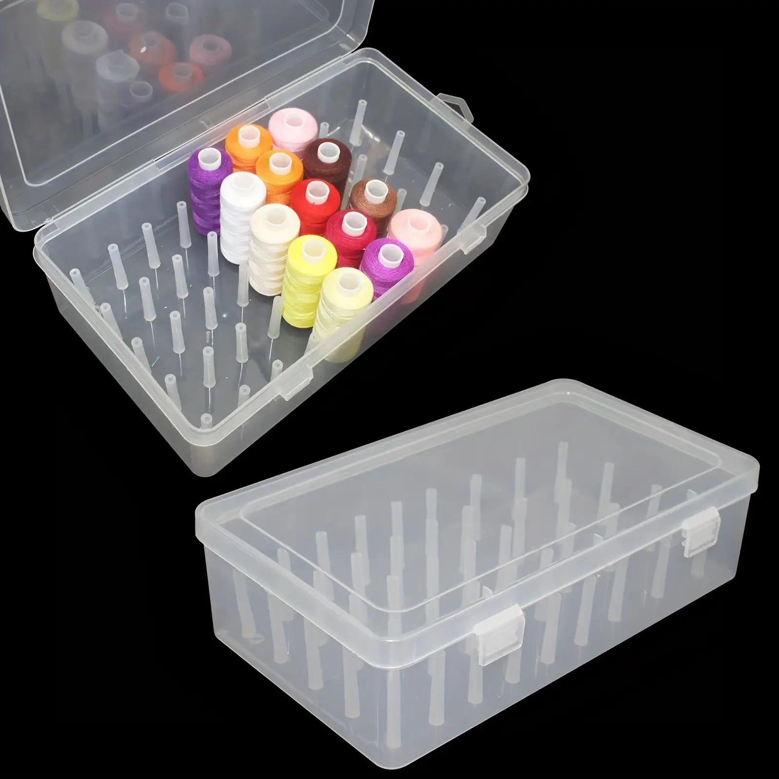 Clear Plastic Sewing Thread St - Craft Embellishment Storage review and price
