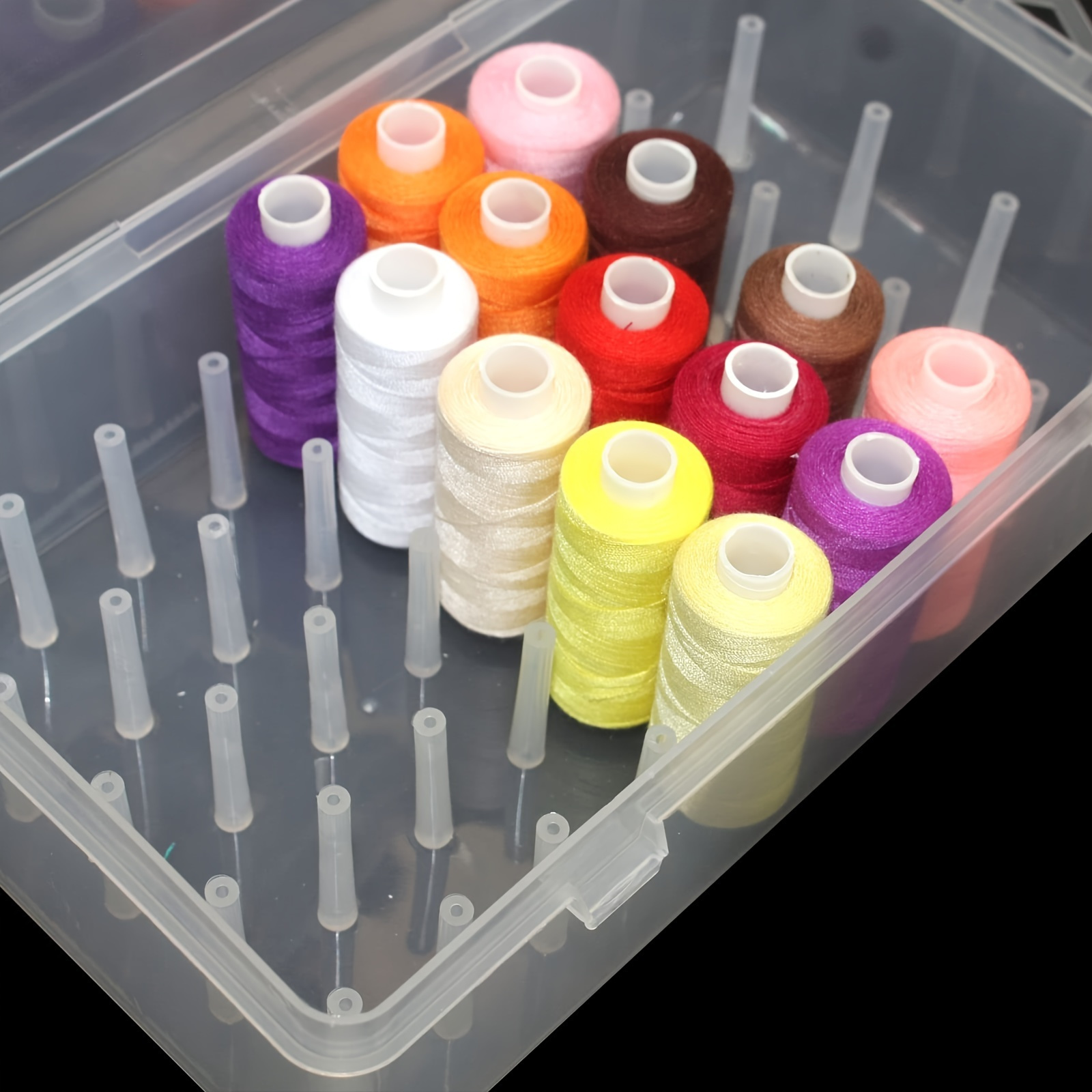 Clear Plastic Sewing Thread St - Craft Embellishment Storage review and price