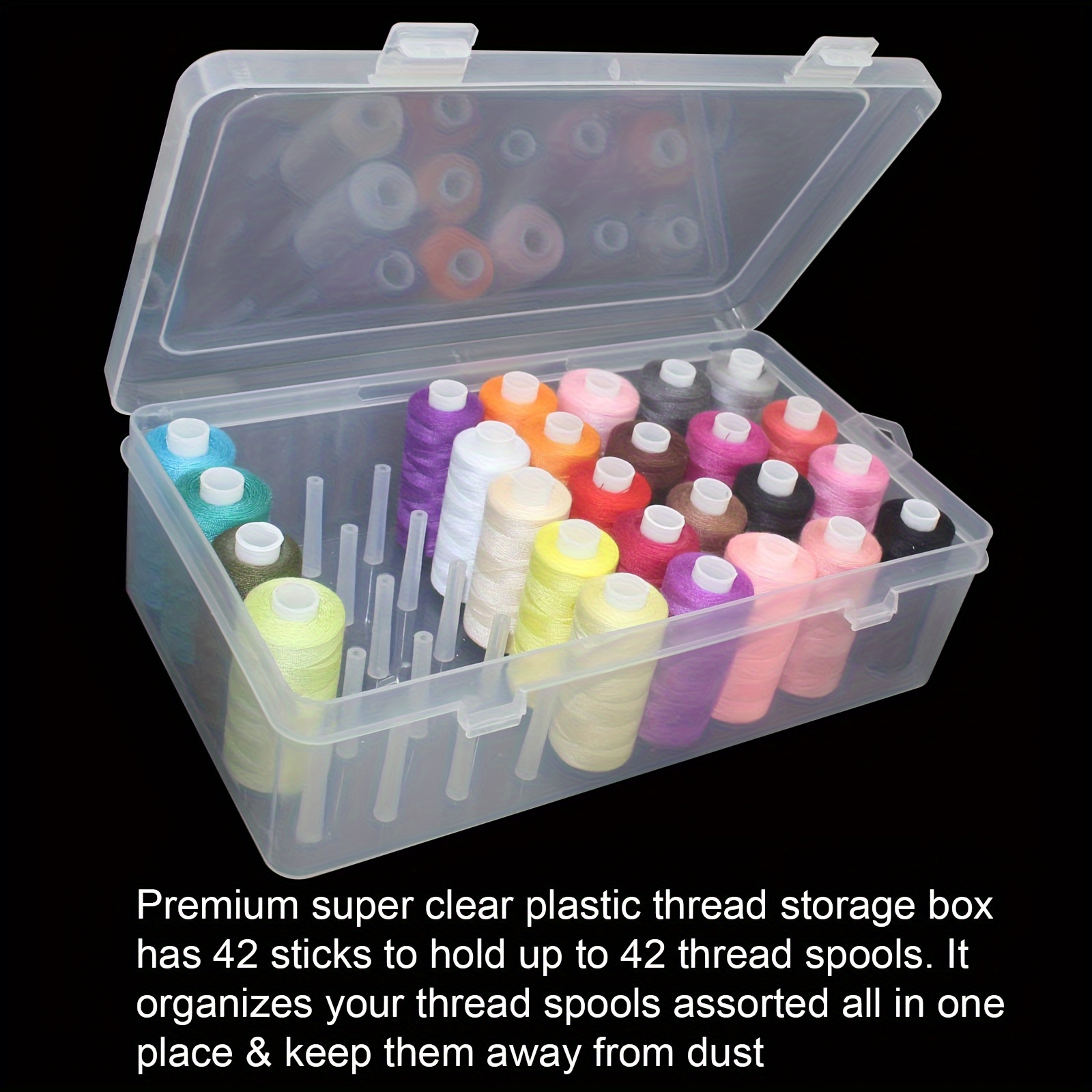 Clear Plastic Sewing Thread St - Craft Embellishment Storage review and price