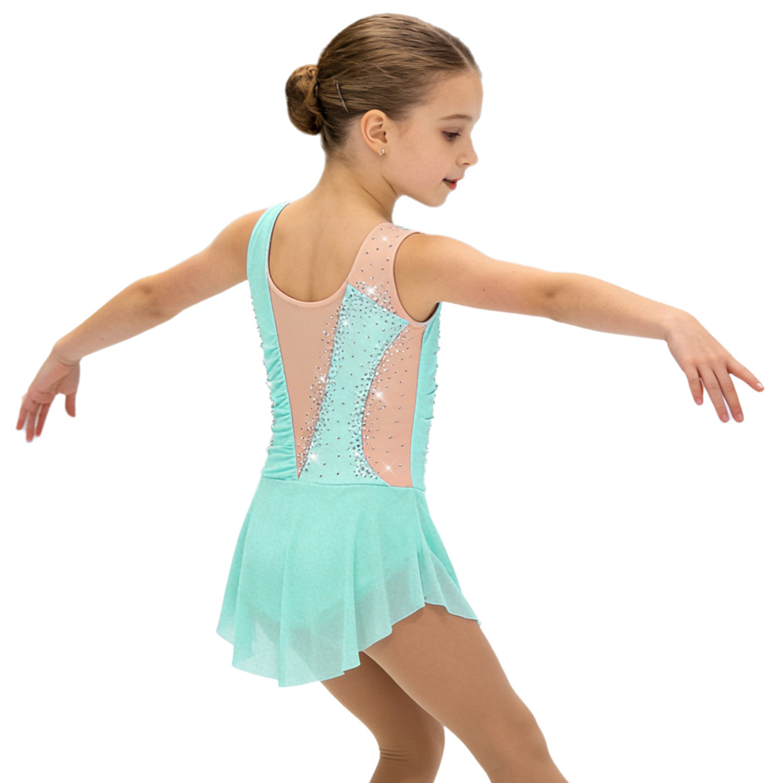 Kids Girls Figure Ice Skating  - Rhinestone Banding Trim review and price