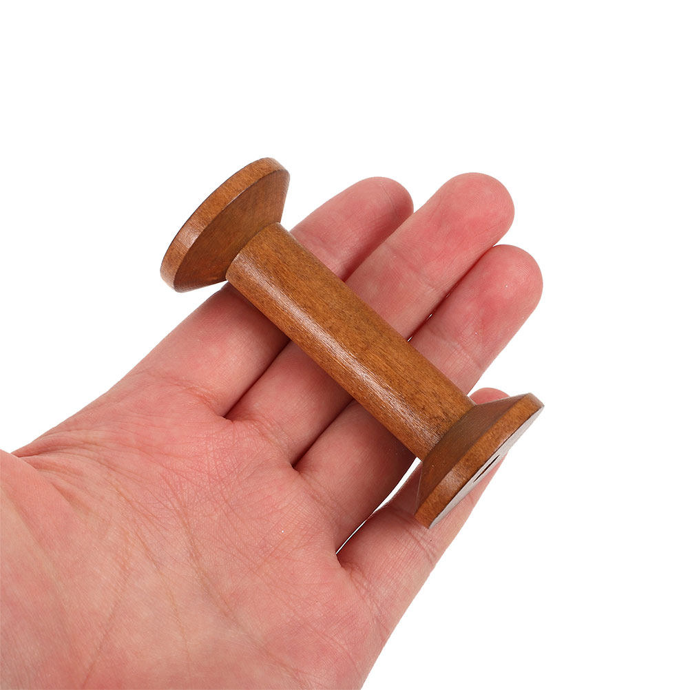 7Pcs Wooden Thread Spools Vint - Embroidery Craft review and price