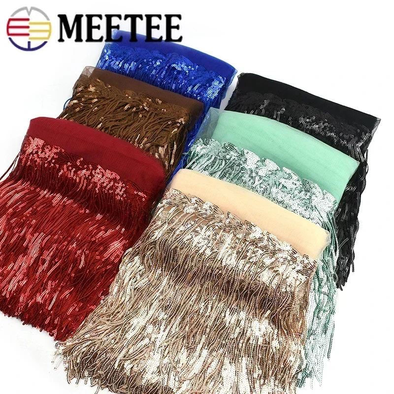 2/5/10Yards Sequin Embroidery  - Fringe Ribbon Sewing review and price