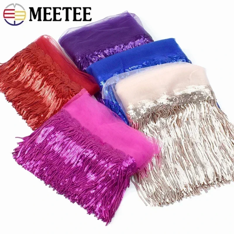 2/5/10Yards Sequin Embroidery  - Fringe Ribbon Sewing review and price