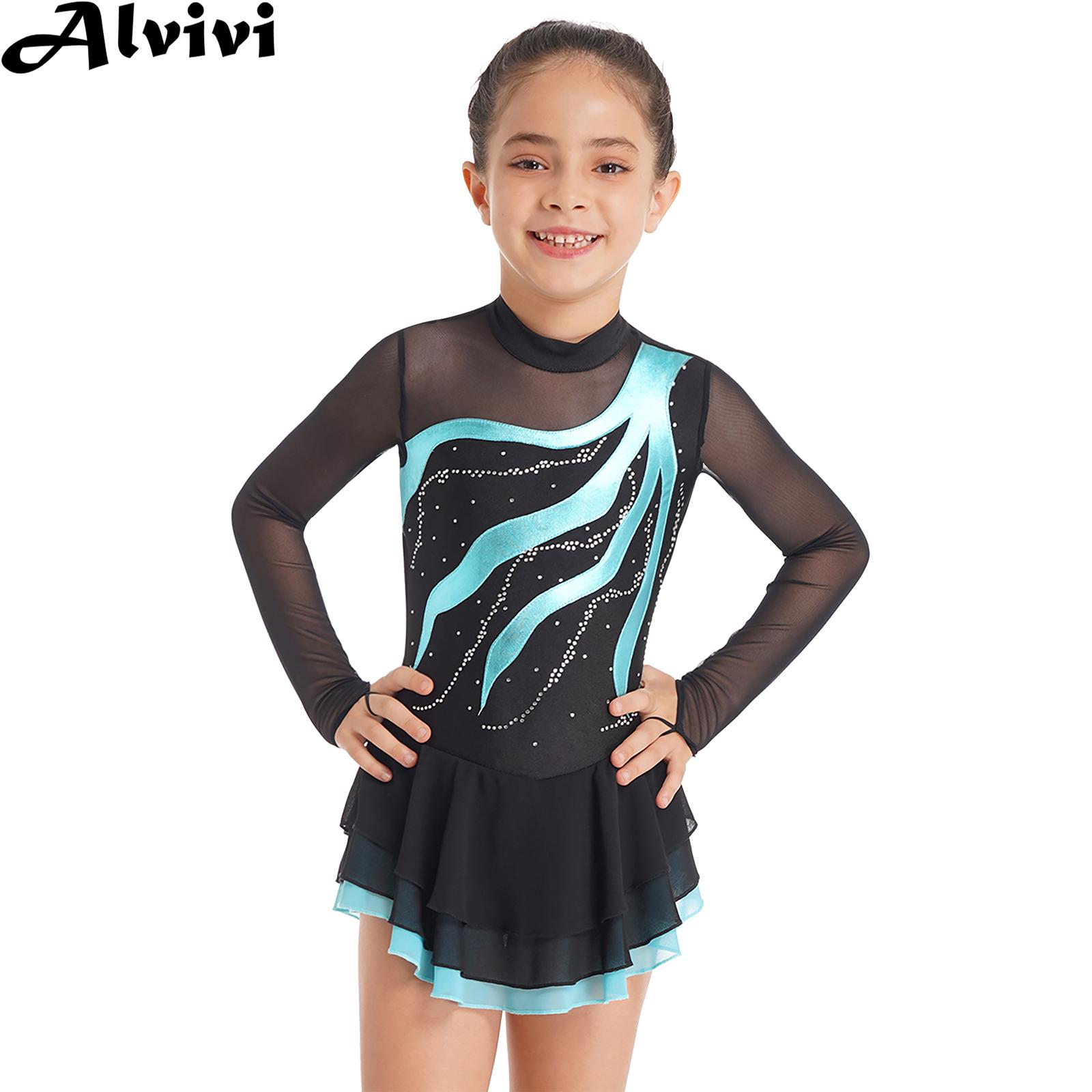 Girls Figure Ice Skating Cloth - Rhinestone Banding Trim review and price