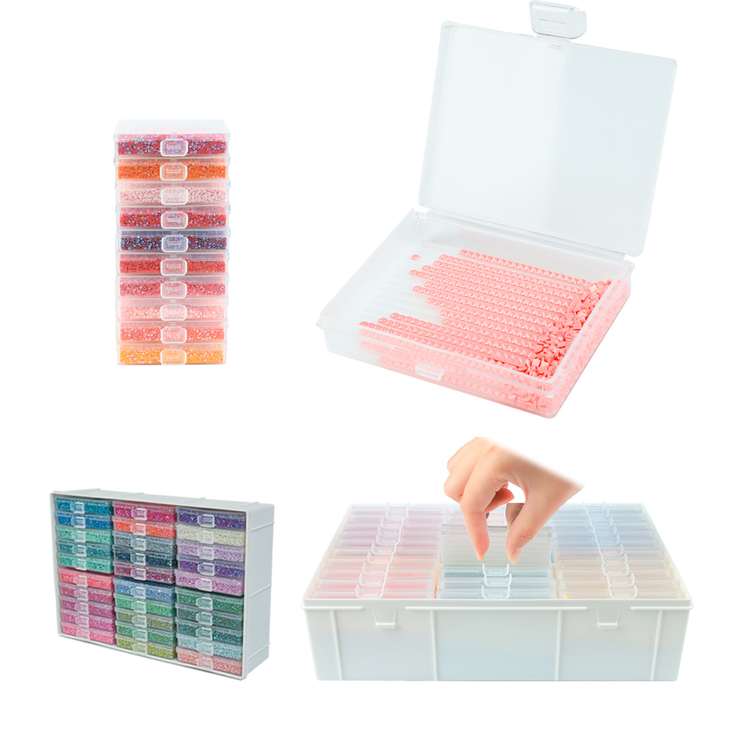 Diamond Painting Art Trays Set - Craft Embellishment Storage review and price