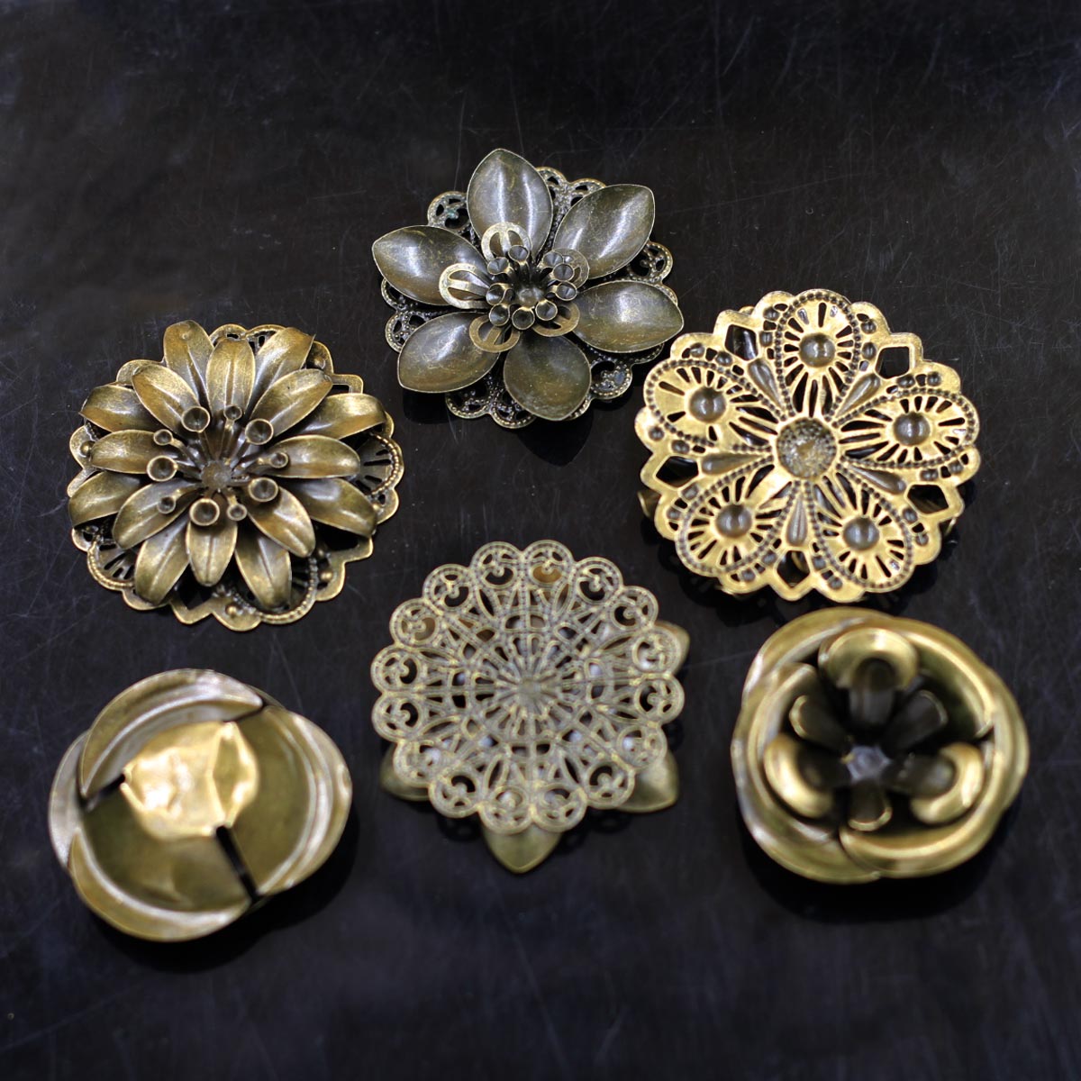 6Pcs Embellishments Combinatio - Craft Embellishment review and price