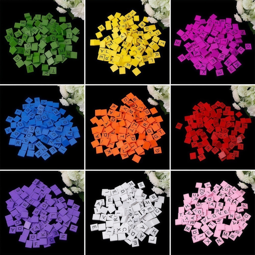 100PCS  Wooden Letter Cubes fo - Craft Embellishment review and price