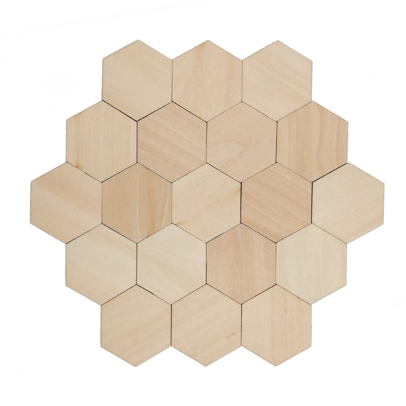 10-120mm Wooden Hexagon Blank  - Christmas Craft Embellishment review and price