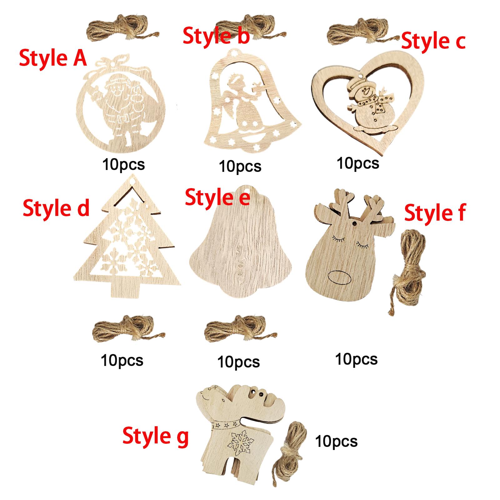 Unfinished Wooden Cutouts Xmas - Christmas Craft Embellishment review and price