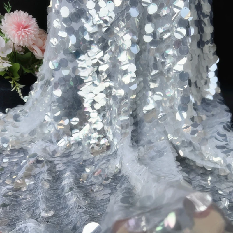Encrypted Crystal Sequin Fabri - Crystal Mesh Fabric review and price