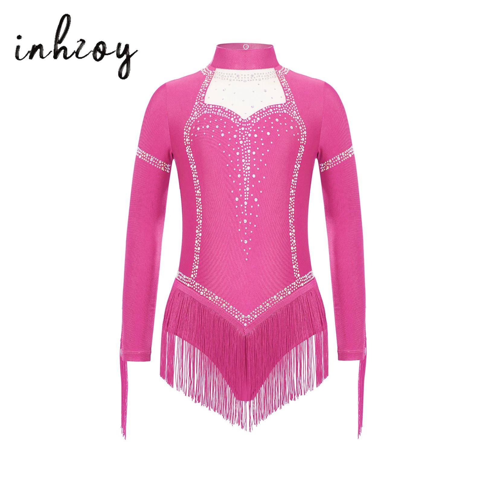Kids Girls Fringe Latin Dance  - Rhinestone Banding Trim review and price
