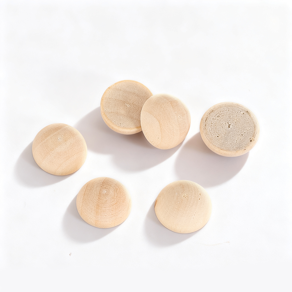 120pcs 15mm Half Wood Balls Un - Craft Embellishment review and price