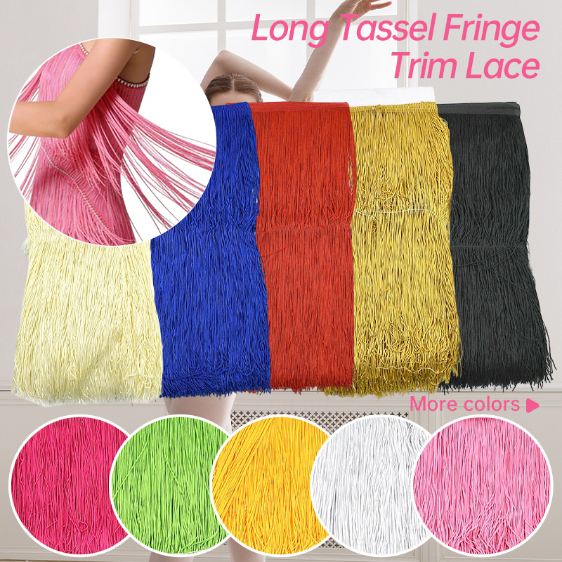 2/5Meters 50cm Long Fringes Ta - Fringe Ribbon Sewing review and price
