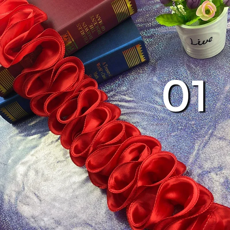 5Yards Pleated Ruffled Trim Sh - Fringe Ribbon Sewing review and price